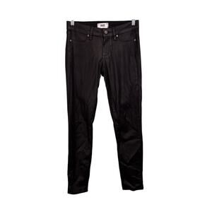 Paige Verdugo Ankle Jeans Women 27 Black Silk Slim Ultra Skinny Low Rise Stretch